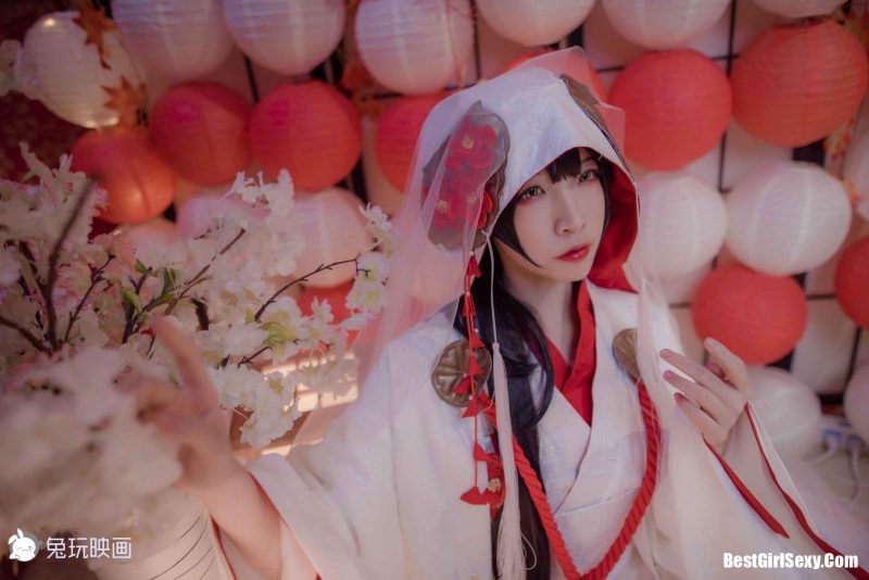 [兔玩映画] B96.005 Cheongsam Fox and Flower Marriage-六月图吧