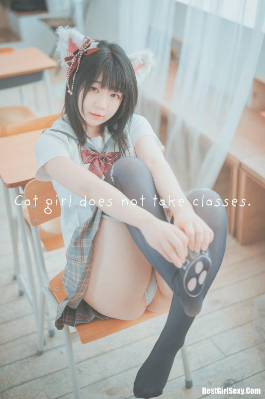 DJAWA 피안화 Cat girl does not take classes-六月图吧