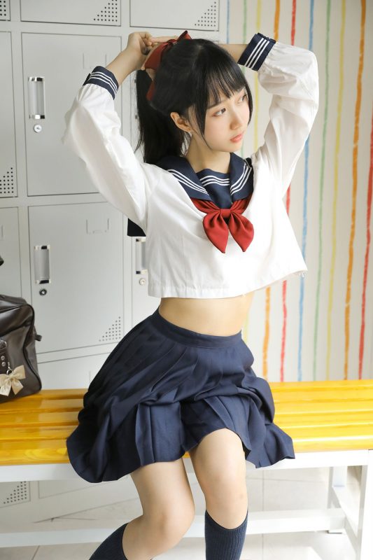 Coser@木绵绵OwO Vol.033 绵相随 JK水手服-六月图吧