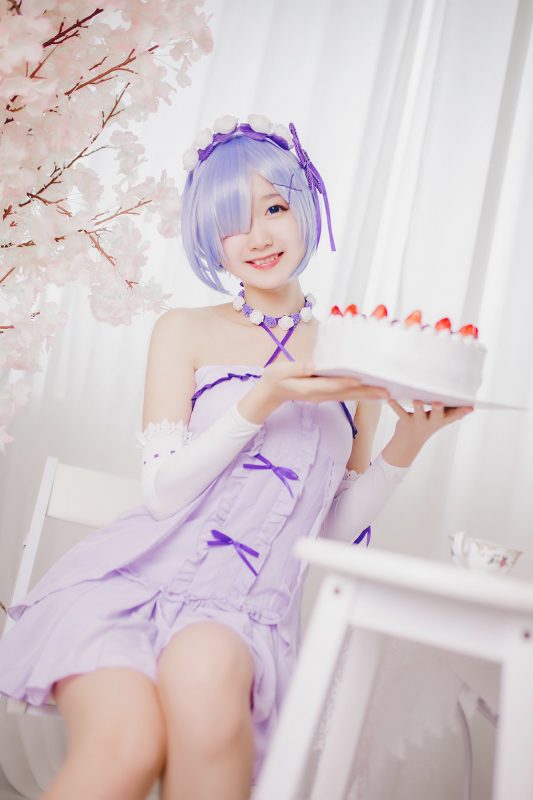 Coser@木绵绵OwO Vol.028 雷姆生日-六月图吧