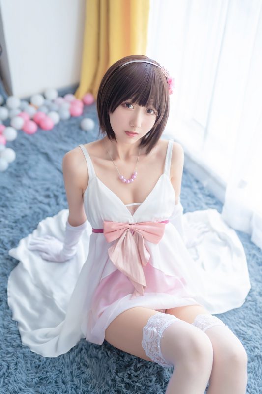 Coser@木绵绵OwO Vol.026 加藤惠cos礼服部分-六月图吧