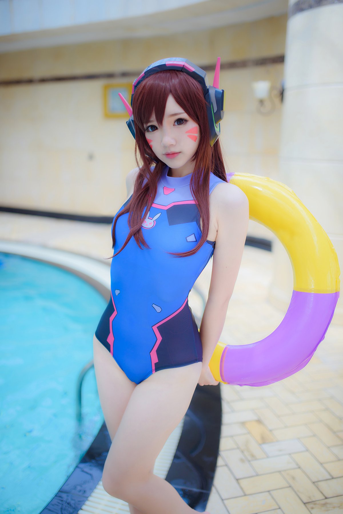 Coser@雪晴Astra Vol.015 自撮りVol.6 D.Va-六月图吧