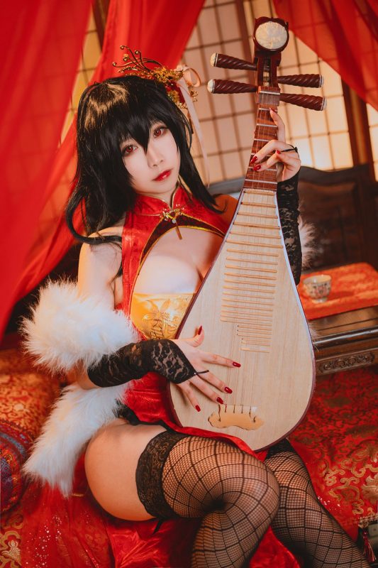 Coser@贞子蜜桃 Vol.004 大凤旗袍-六月图吧