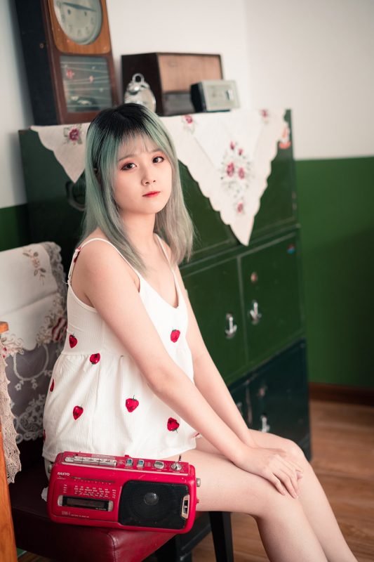 Coser@Akisoso秋楚楚 Vol.013 绿色 调色-六月图吧