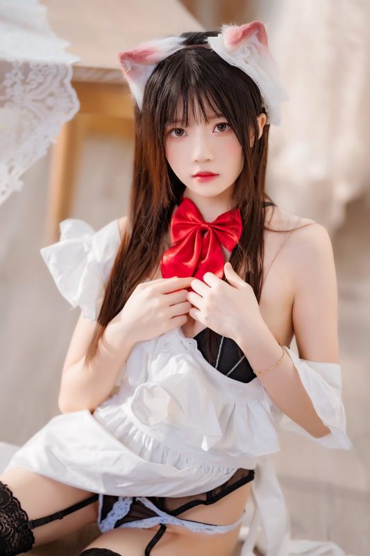Coser@桜桃喵 Vol.104 长裙妹抖-六月图吧