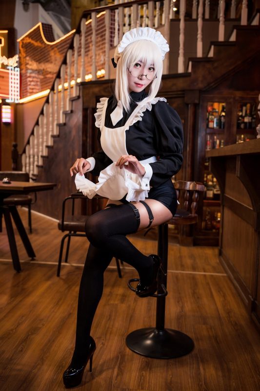 Coser@Money冷冷 Vol.007 95式玉玲珑-黑呆女仆-六月图吧
