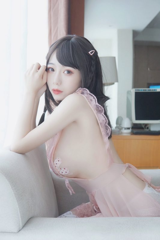 Coser@蓝蓝 Vol.003 粉色创可贴-六月图吧