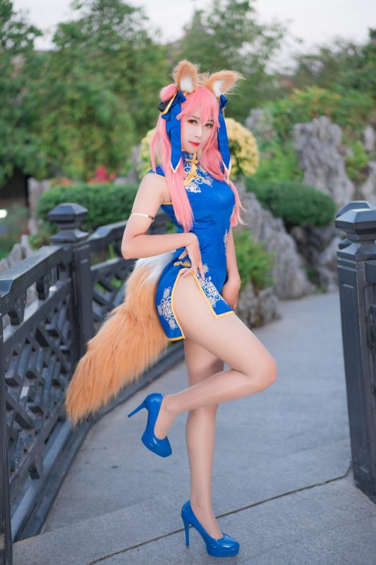 Coser@Money冷冷 Vol.004 玉藻前旗袍-六月图吧