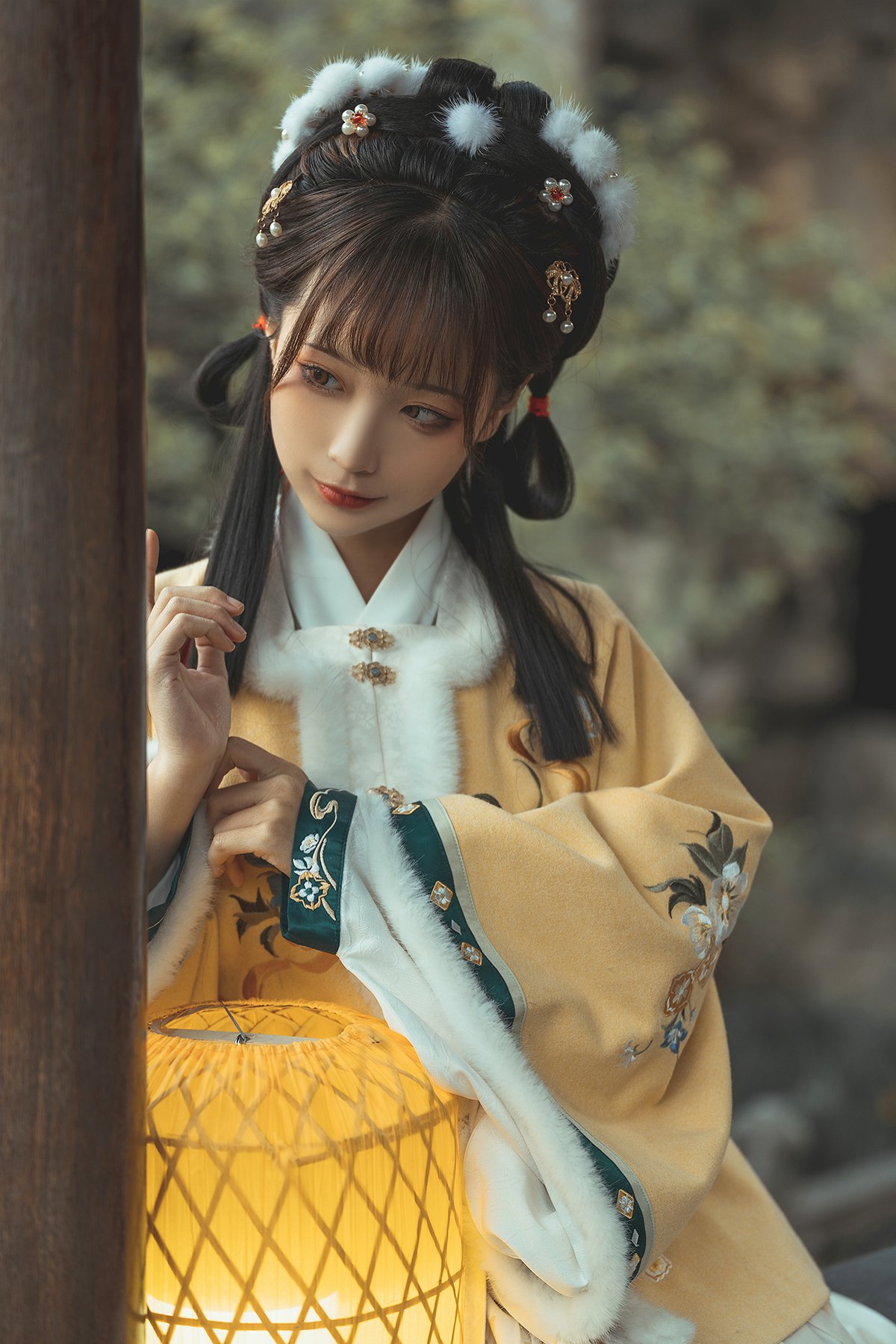 Coser@蠢沫沫 Vol.142 黄汉服-六月图吧