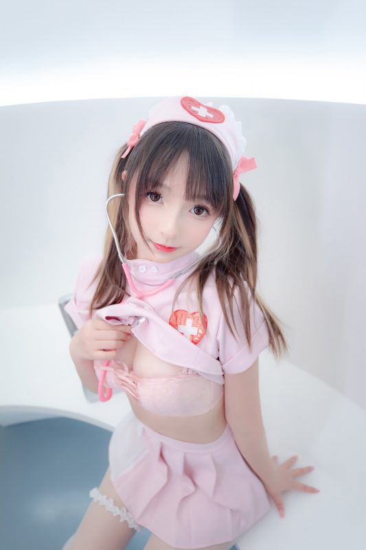 Coser@神楽坂真冬 Vol.072 白丝护士 B-六月图吧