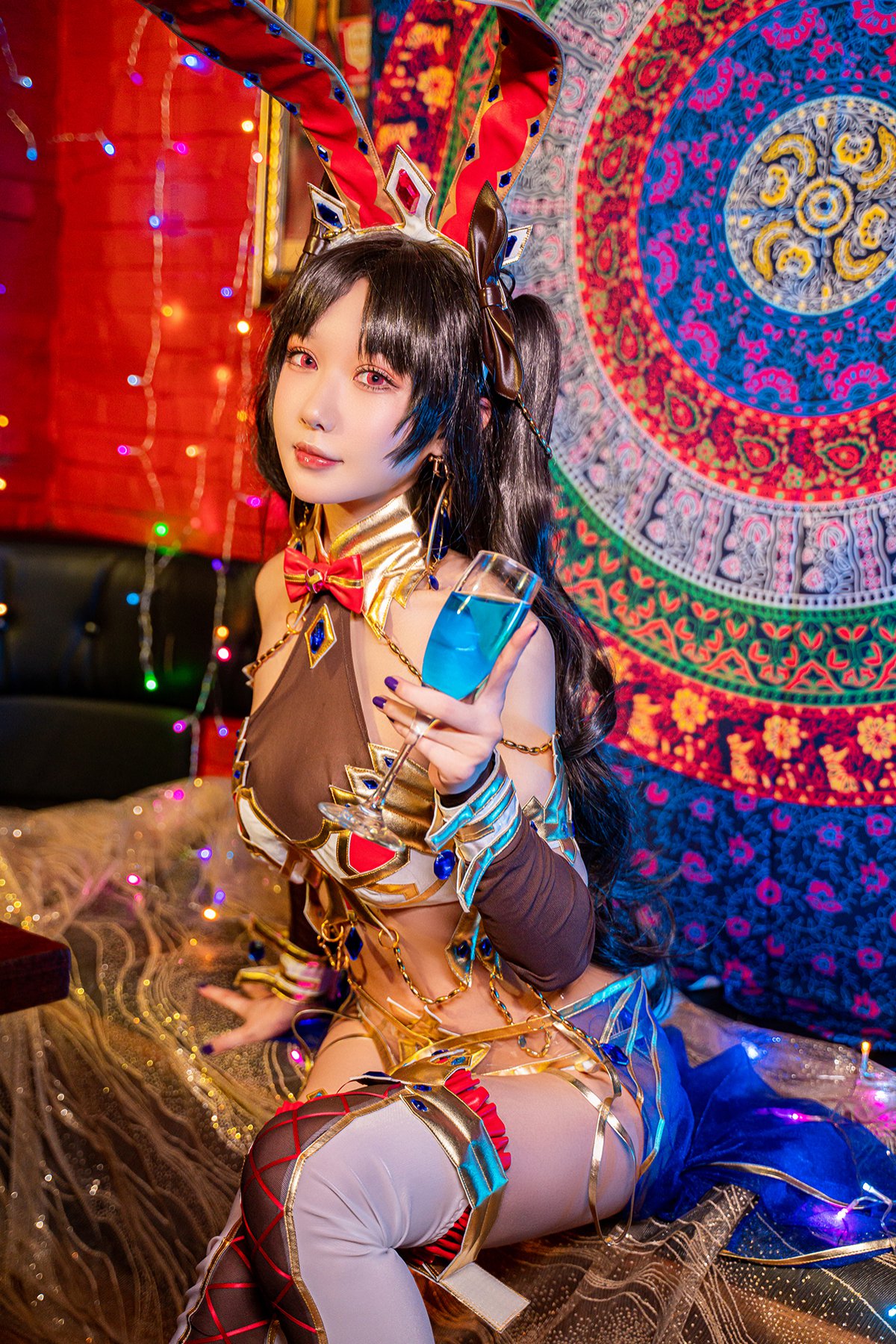 Coser@阿包也是兔娘 Vol.034 弓凛兔女郎-六月图吧