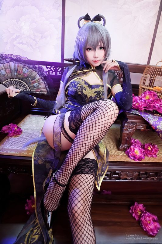 Coser@Ely Vol.011 天依 金丝雀旗袍-六月图吧