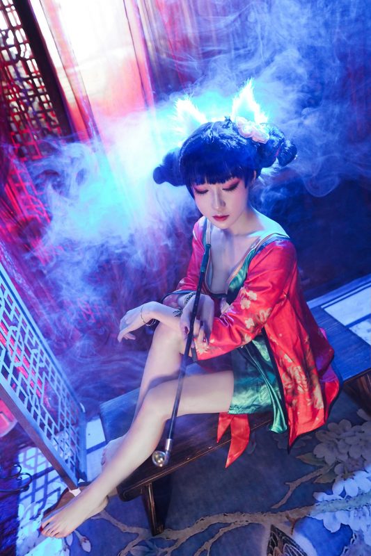 Coser@阿包也是兔娘 Vol.005 白蛇起源 宝青坊主-六月图吧