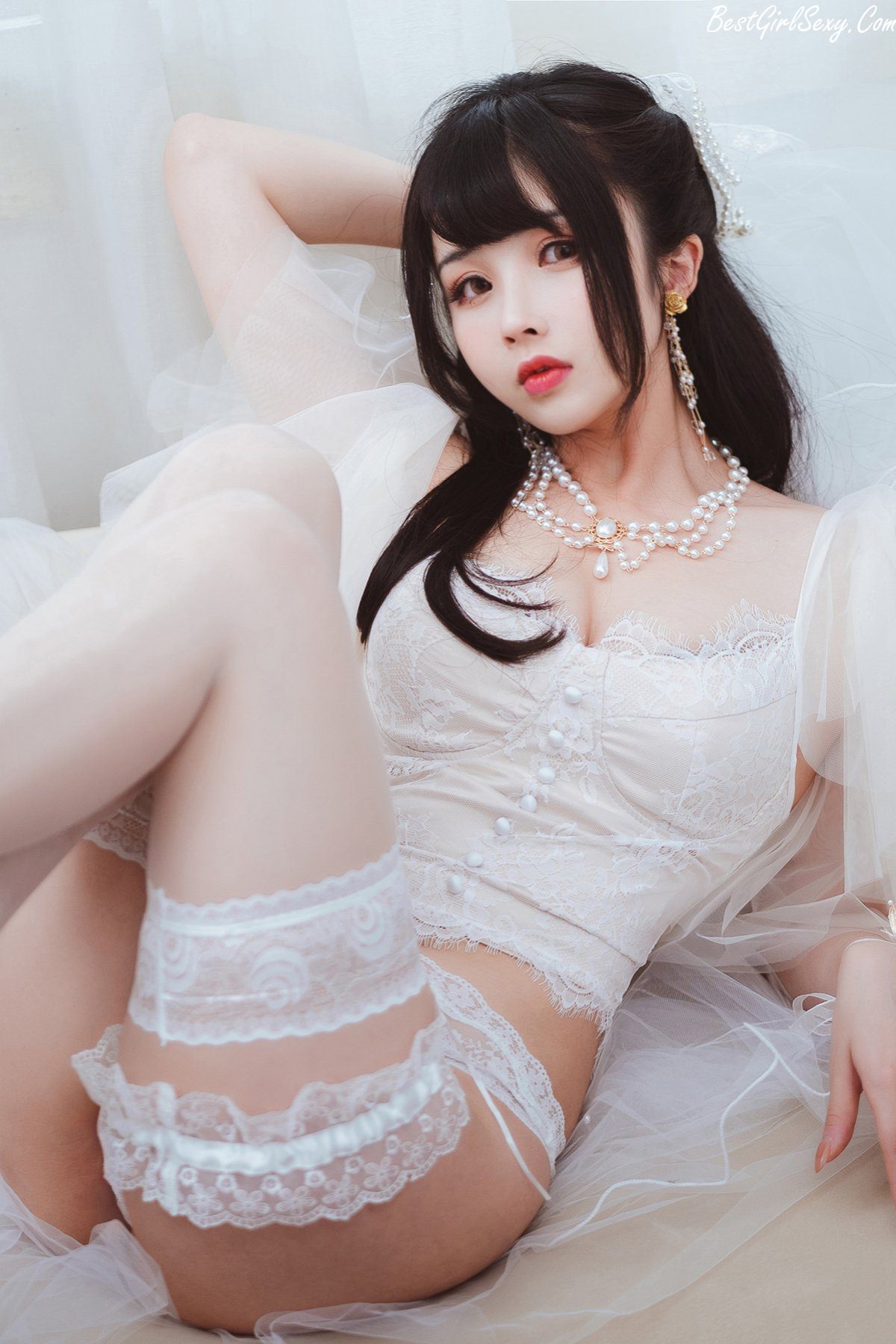 Coser@rioko凉凉子 Vol.069 透明婚纱-六月图吧