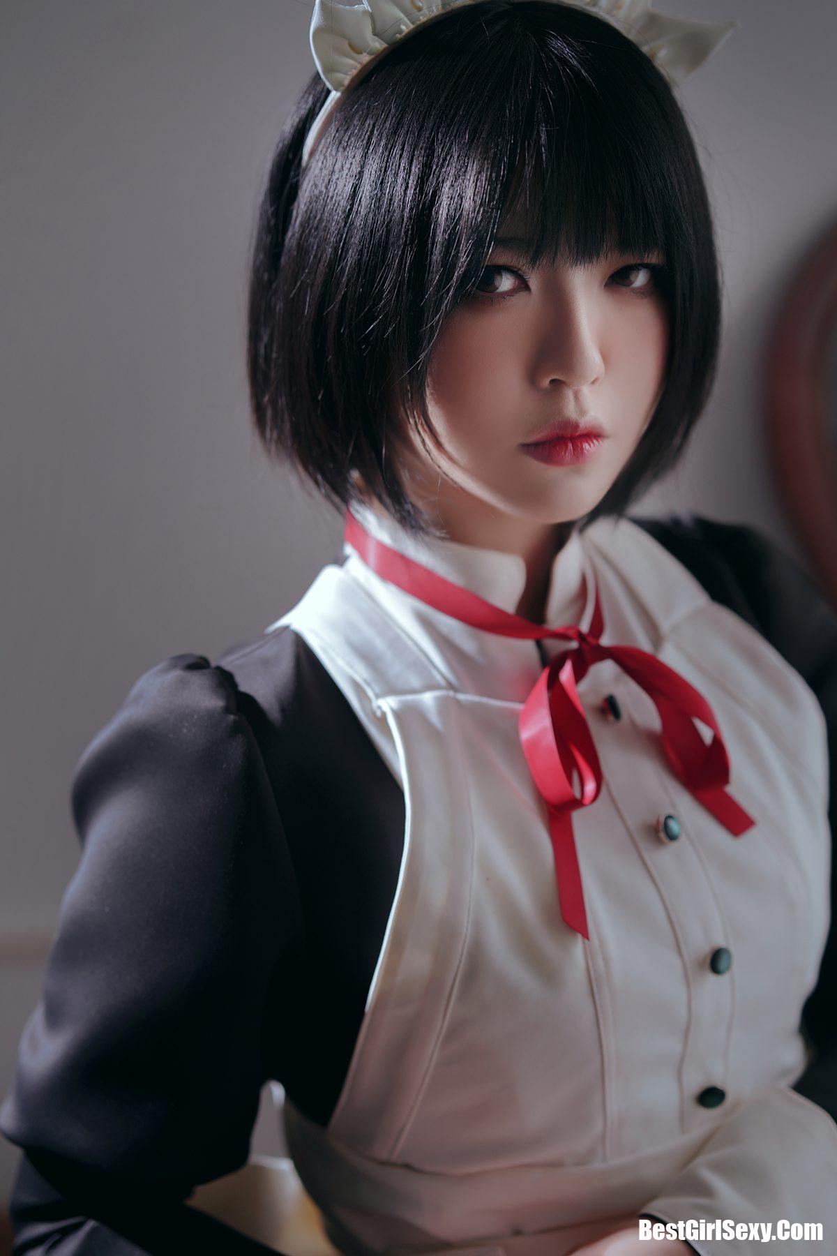 Coser@半半子 Vol.016 嫌パン MAID BANBANKO 女仆-六月图吧