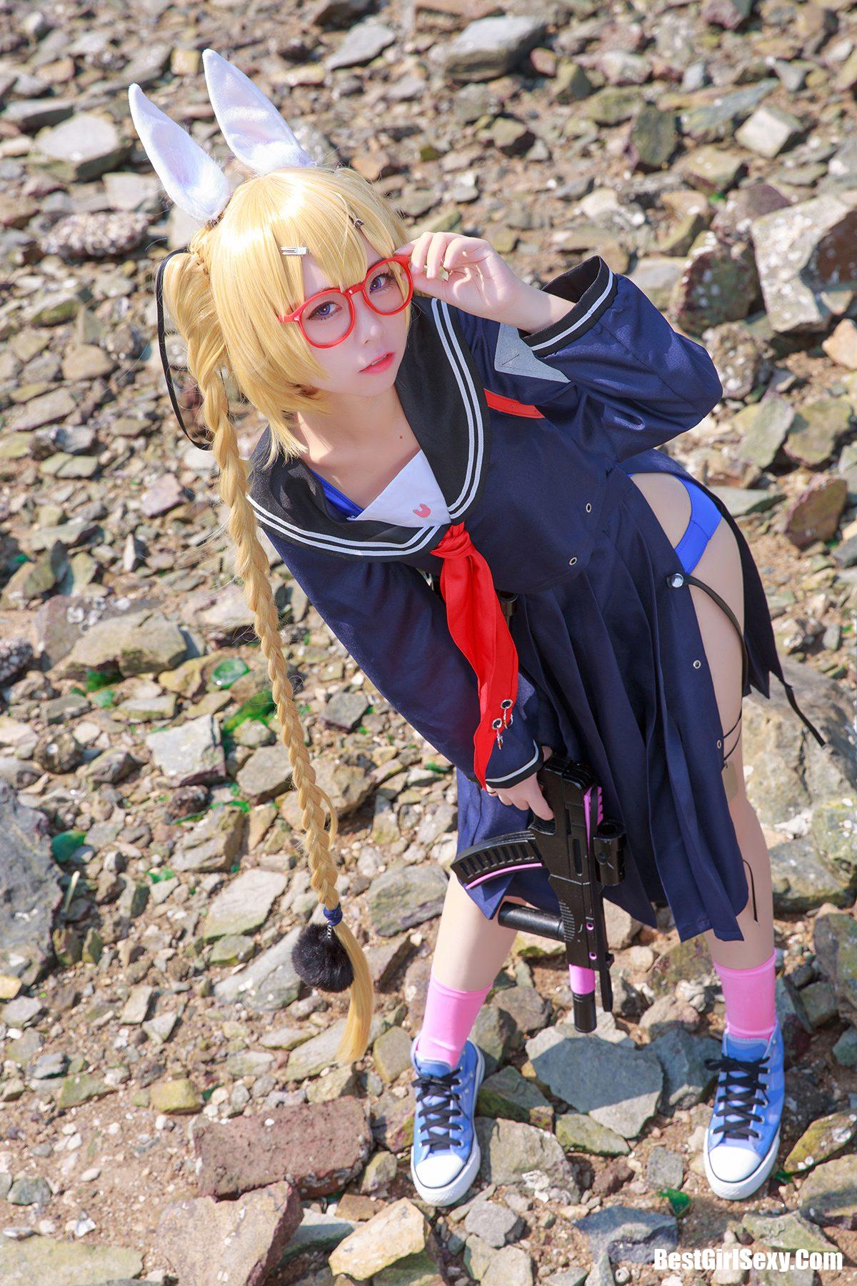 Coser@G44不会受伤 Vol.035 旋风校服-六月图吧