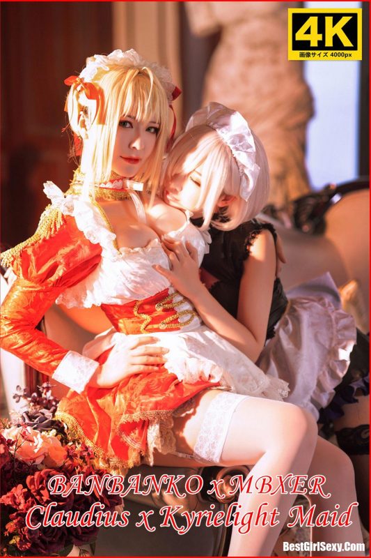 Coser@半半子 Vol.002 Claudius x Kyrielight Maid-六月图吧