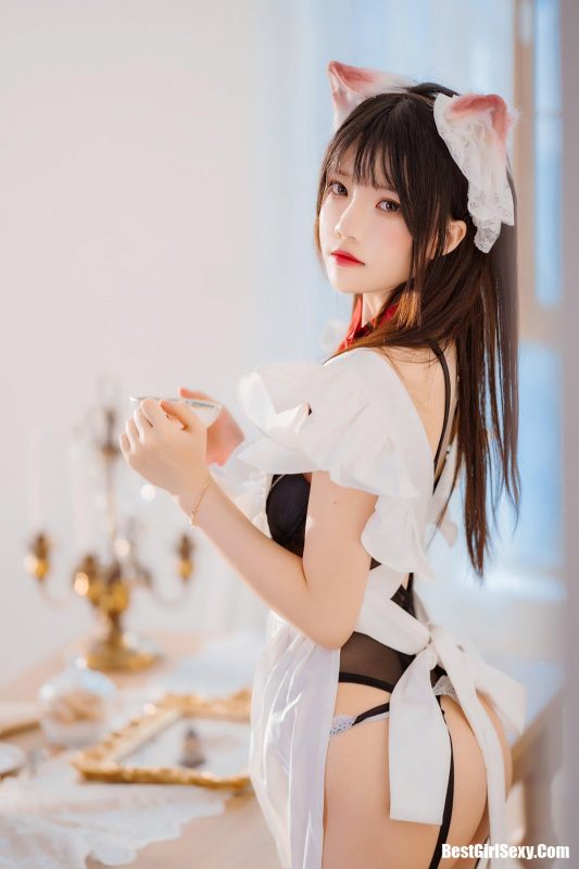 Coser@桜桃喵 Vol.113 长裙妹抖-六月图吧