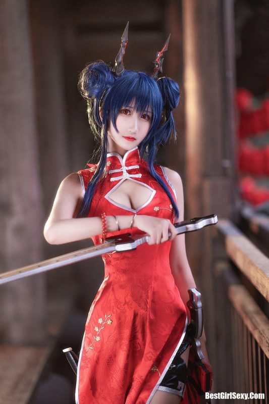 Coser@三度_69 Vol.007 明日方舟陈旗袍-六月图吧