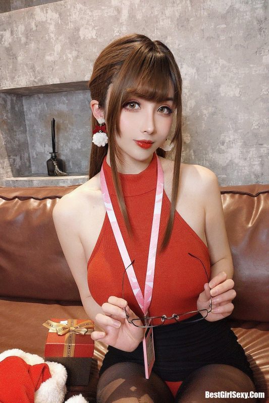 Coser@rioko凉凉子 Vol.056 社畜的快乐圣诞节-六月图吧