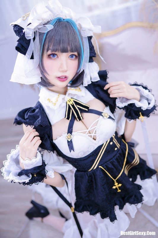 Coser@周叽是可爱兔兔 Vol.016 柴郡猫猫-六月图吧