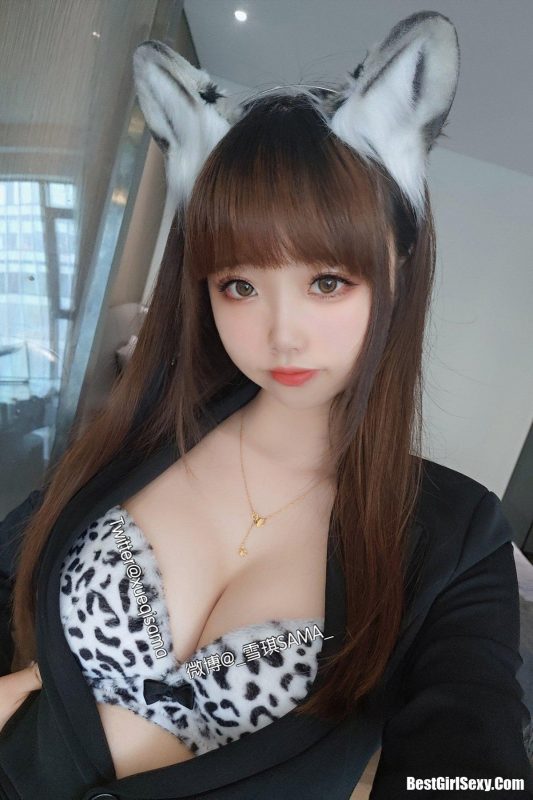 Coser@小姐姐雪琪 雪豹-六月图吧