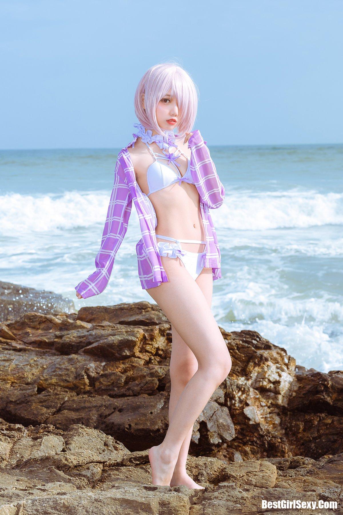 Coser@果咩酱w Vol.018 海边玛修-六月图吧