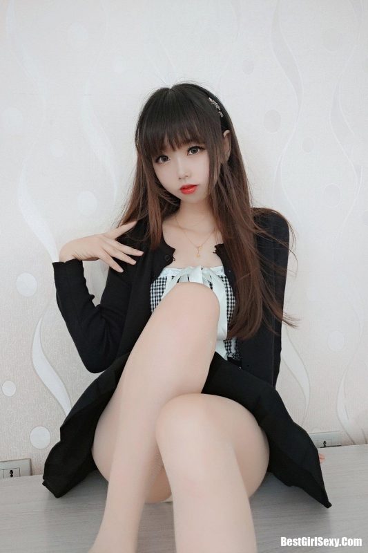 Coser@雪琪SAMA Vol.037 肉丝连衣裙-六月图吧