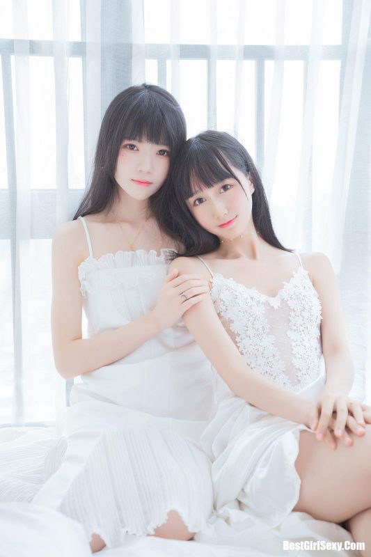 Coser@桜桃喵 Vol.045 白色长裙-六月图吧