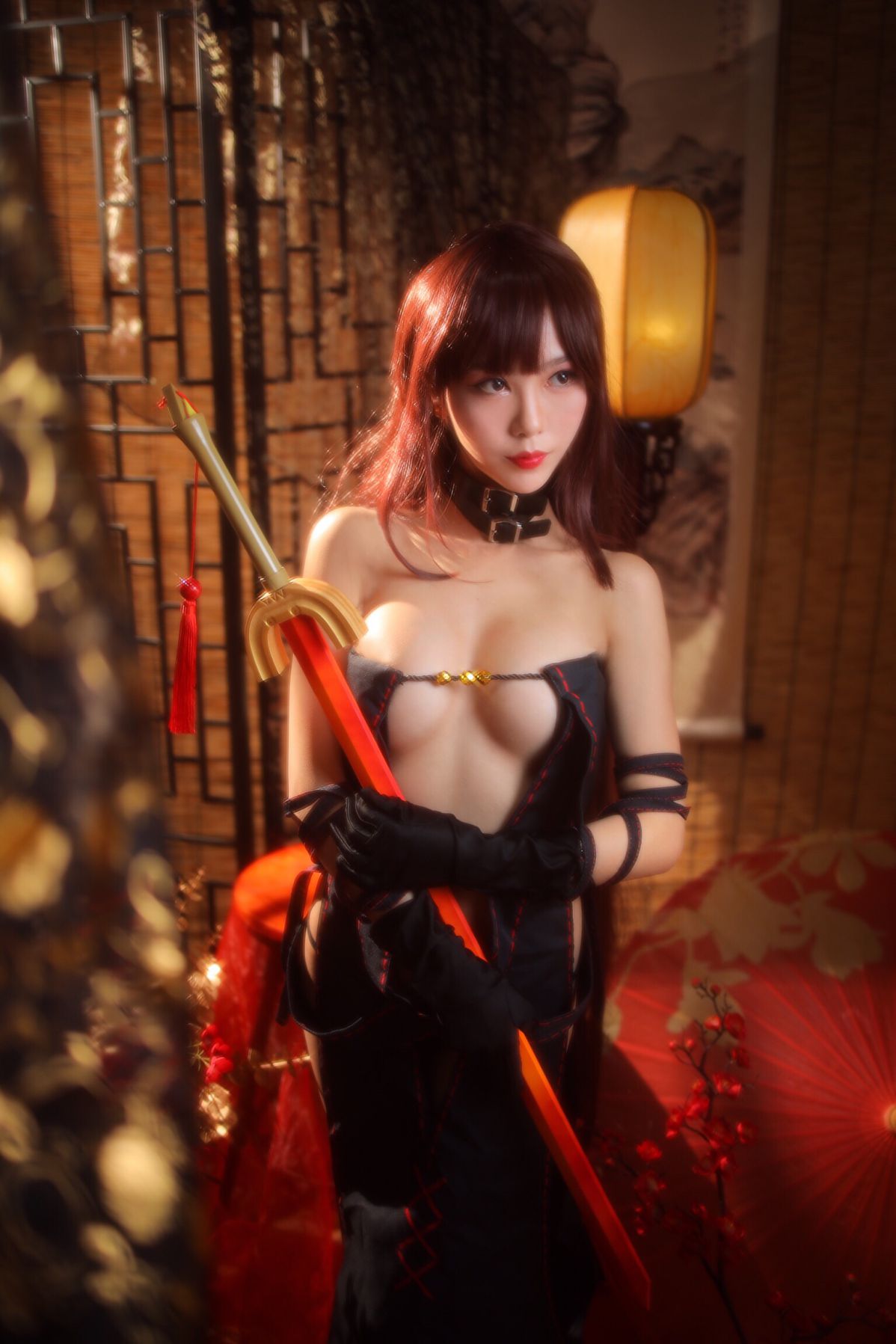 Coser@抖娘-利世 虞美人-六月图吧