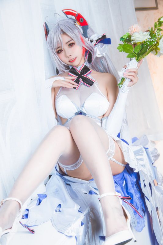 Coser@Momoko葵葵 花嫁-六月图吧