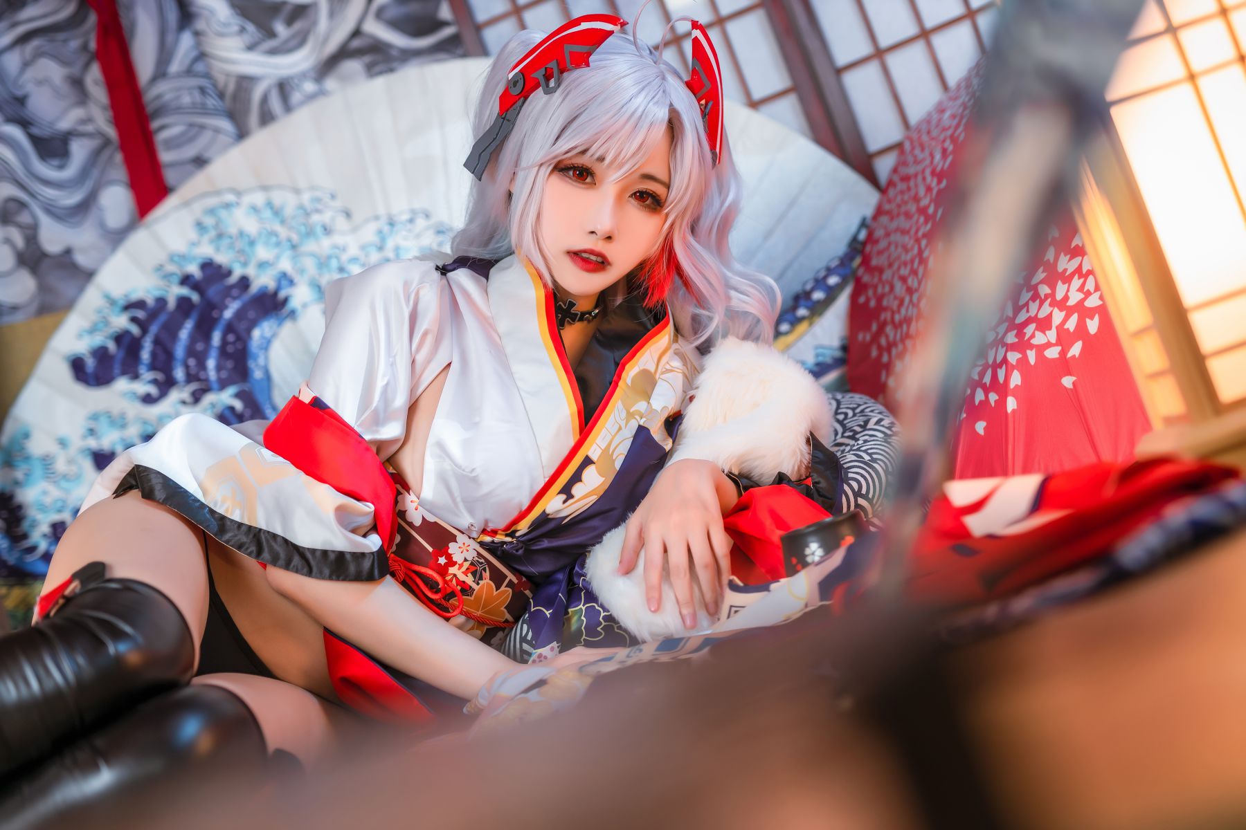 Coser@Momoko葵葵 和服-六月图吧