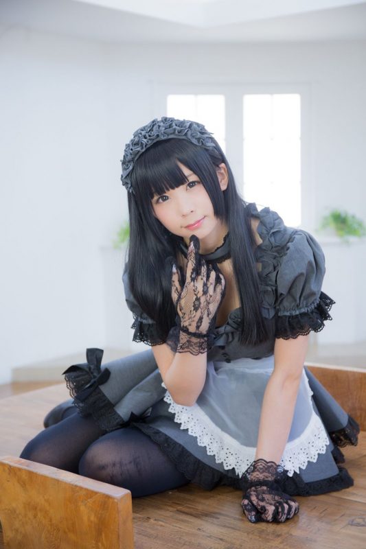 Coser@Akira Gray Maid Doll-六月图吧