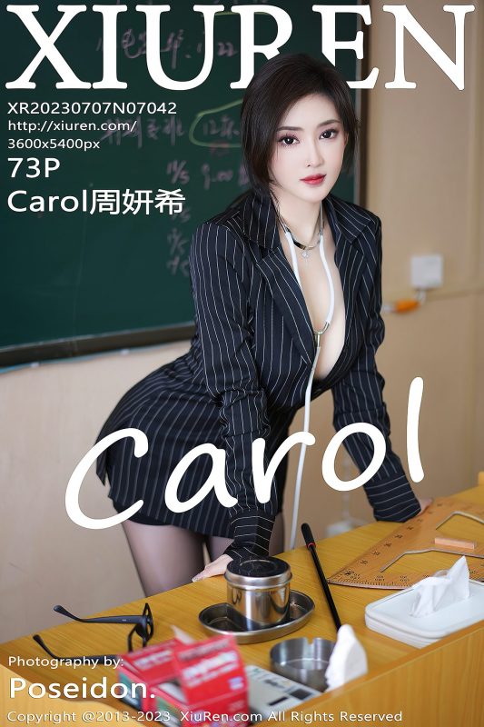 XiuRen秀人网 No.7042 Carol Zhou Yan Xi-六月图吧
