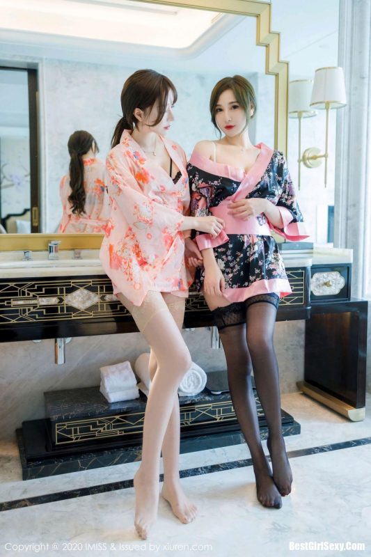 IMiss爱蜜社 Vol.493 Lavinia Rou & Linda Linda-六月图吧