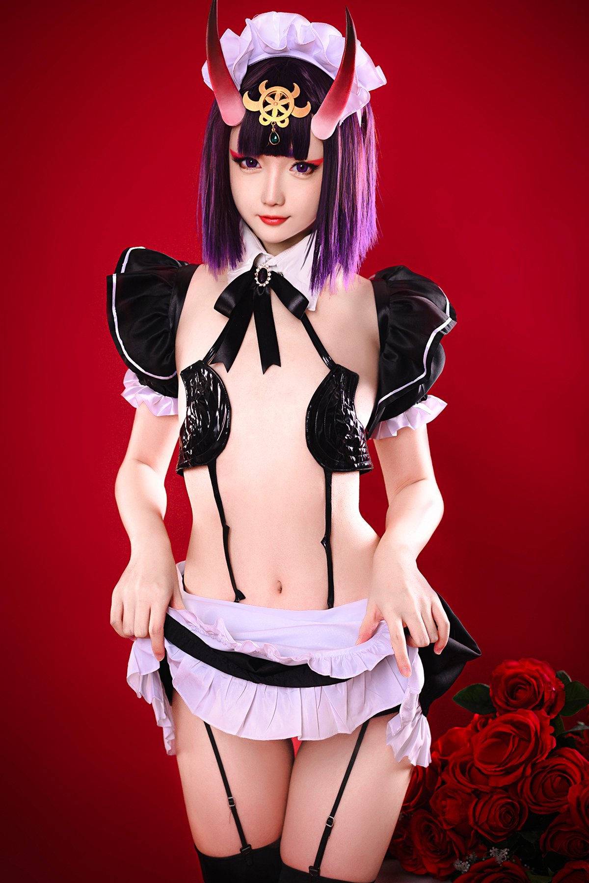 Coser@星之迟迟Hoshilily 酒吞女仆-六月图吧