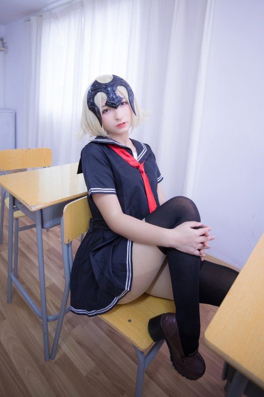 Coser@神楽坂真冬 Vol.040 电子相册-放课后领域 B-六月图吧