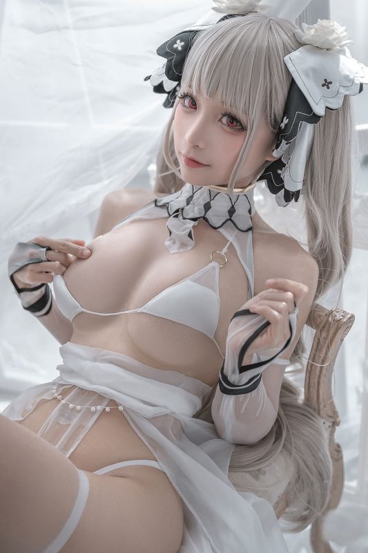 Coser@蠢沫沫 Vol.133 可畏 婚纱-六月图吧