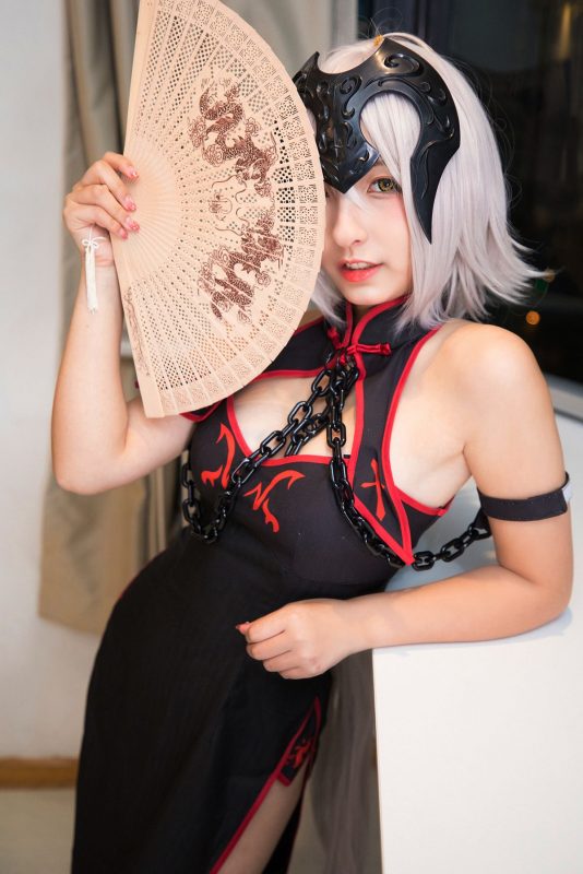 Coser@神楽坂真冬 Vol.037 电子相册-旗袍黑贞 B-六月图吧