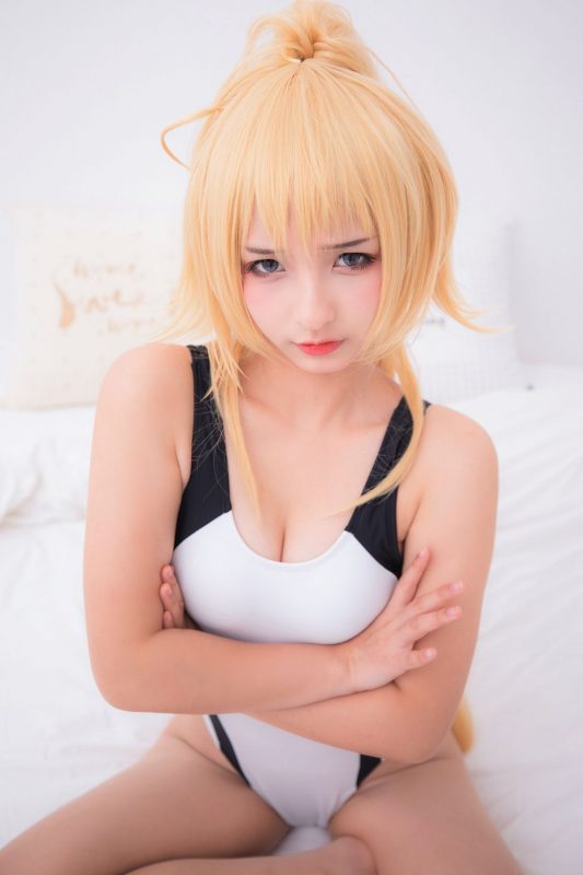 Coser@神楽坂真冬 Vol.036 电子相册-白贞德 Swimingthedrea B-六月图吧