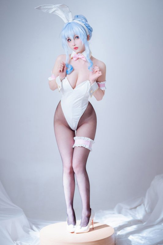 Coser@rioko凉凉子 Vol.108 雪女兔女郎-六月图吧
