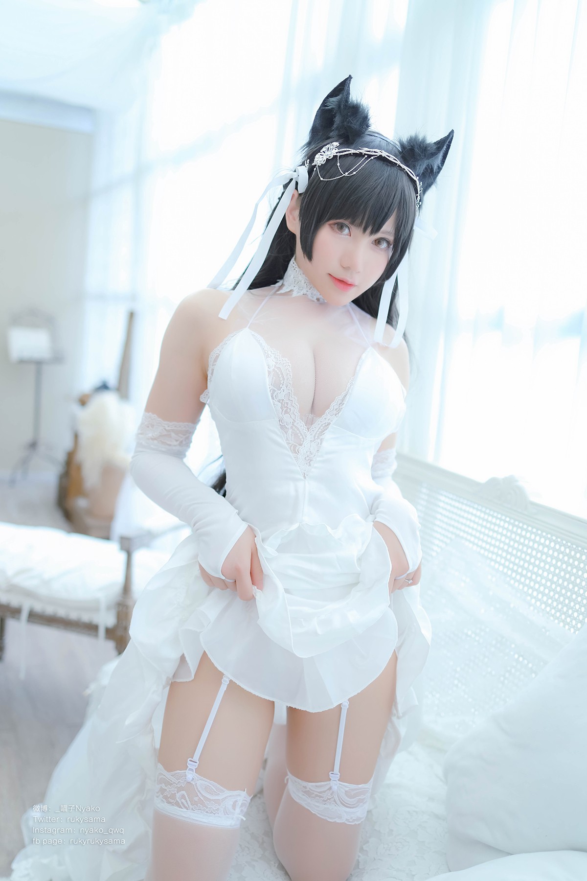 Coser@Nyako喵子 爱宕婚纱-六月图吧