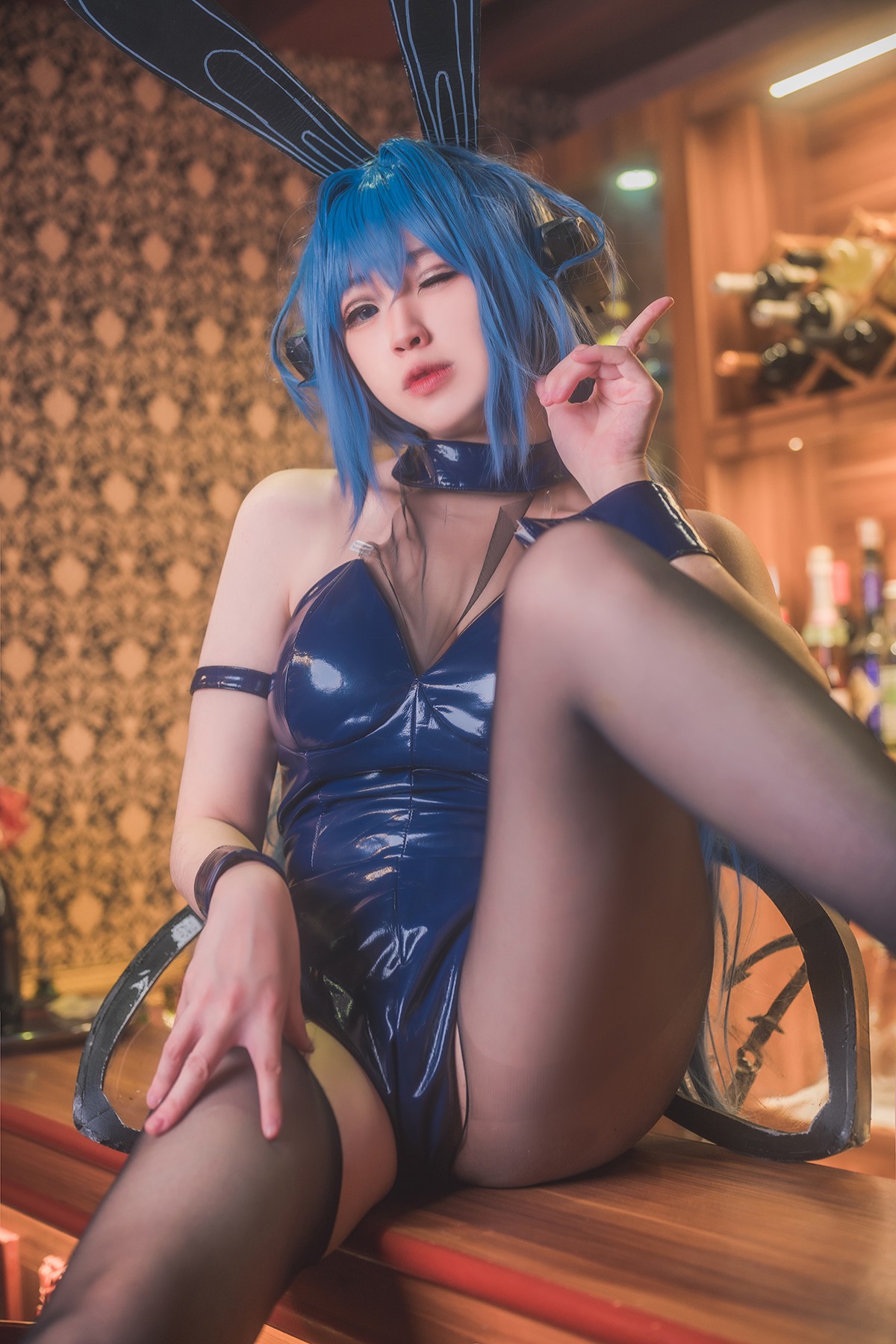 Coser@Hatori Sama – New Jersey Bunny Suit Azur Lane-六月图吧