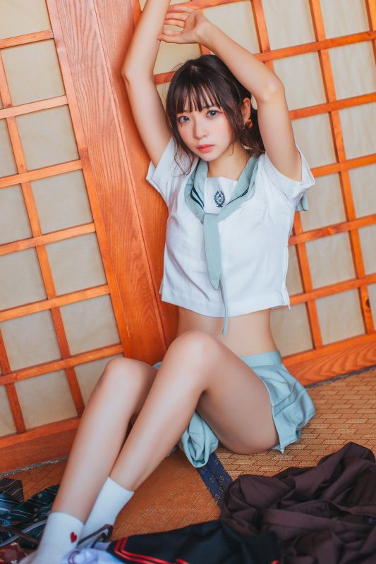Coser@疯猫ss – 日式JK-六月图吧