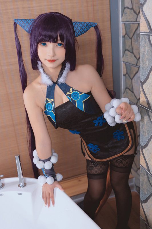 Coser@神楽坂真冬 Vol.062 绝对企画-FGO杨贵妃&企鹅莉莉丝 極楽の氷 B-六月图吧