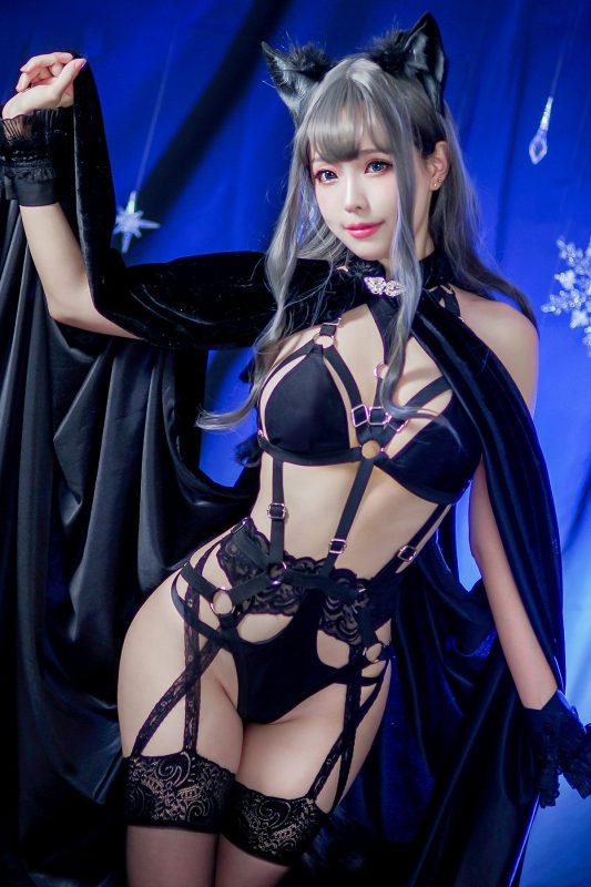 Coser@Ely_eee ElyEE子 – オオカミ闇夜ーヨルちゃん-六月图吧