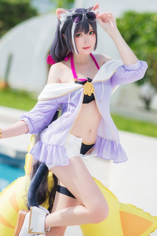 Coser@瓜希酱 – 公主连结 凯露夏日 Kyaru-六月图吧