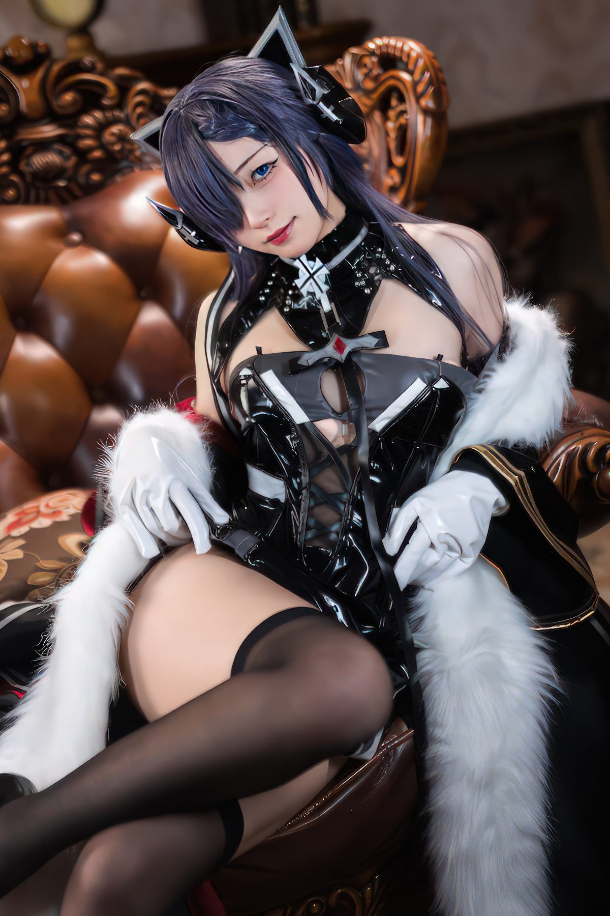 Coser@花铃 – 碧蓝航线-奥古斯特铁血猫猫-六月图吧