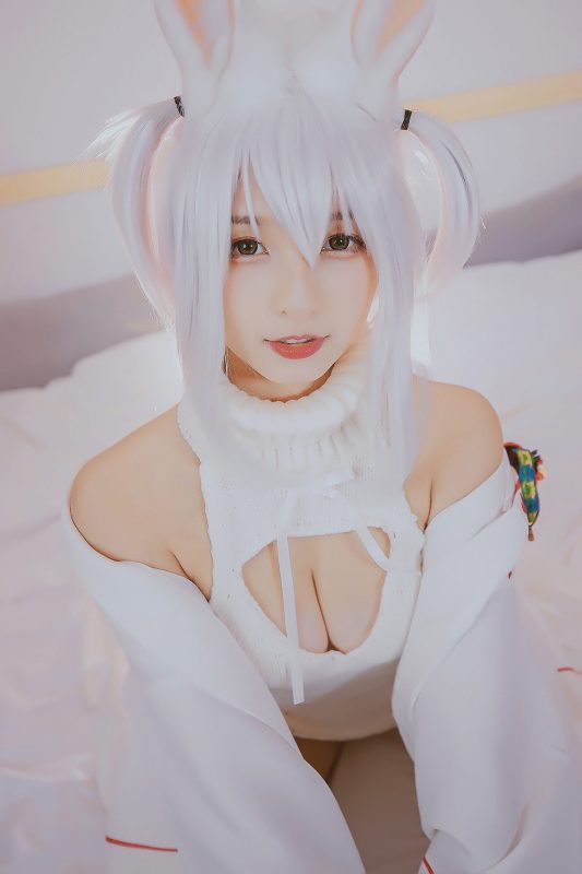 Coser@神楽坂真冬 Vol.060 绝对企画-狼妹 And 兔娘 危険な耳 B-六月图吧