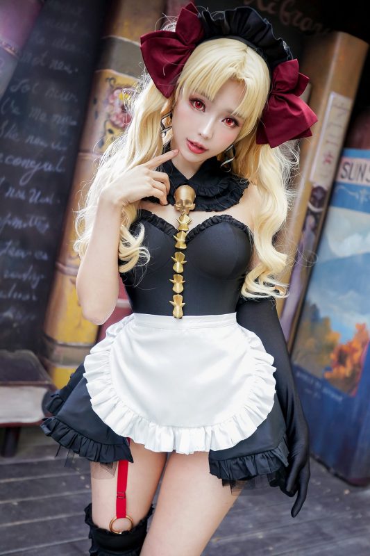 Coser@Ely_eee ElyEE子 – 远坂凛 女仆-六月图吧